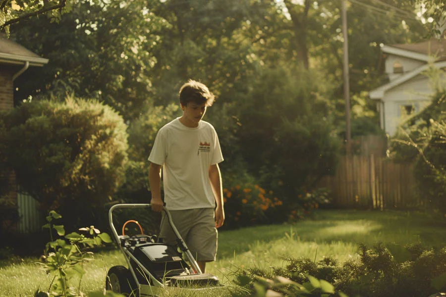 battery powered self propelled lawn mowers